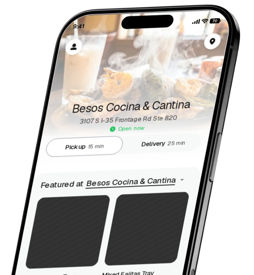 Besos Cocina & Cantina app preview