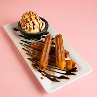 Churros With Ice Cream